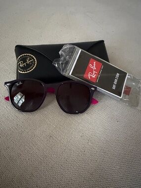NWOT! Ray-Ban Jr. Sunglasses with case